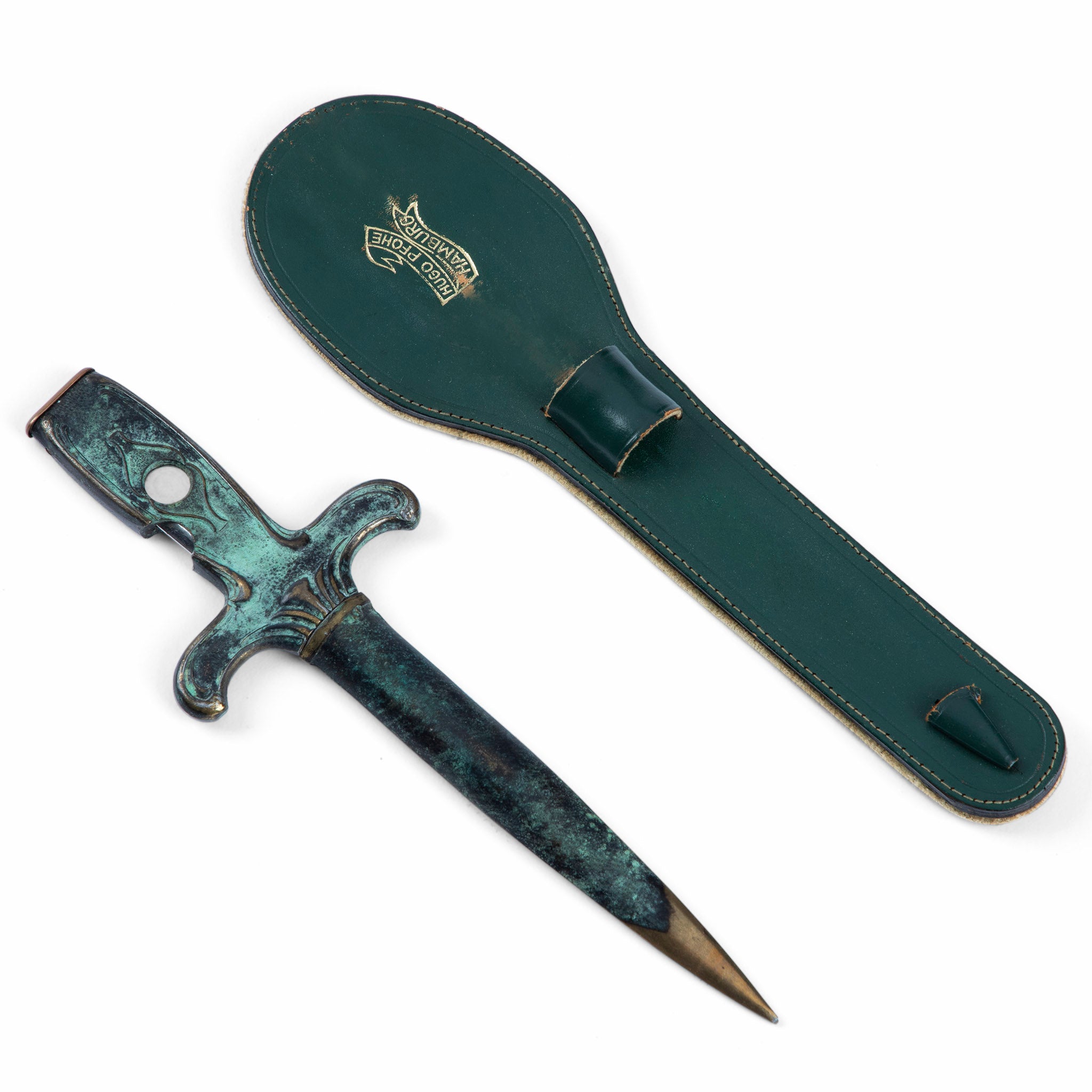 Dagger Form Cigar Cutter Letter Opener & Corkscrew