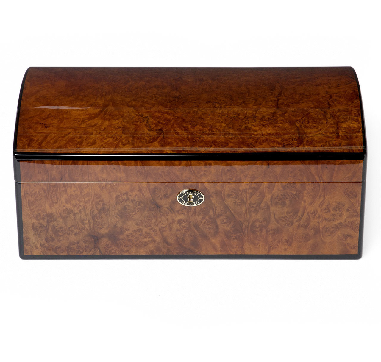 Daniel Marshall 20th Anniversary Treasure Chest Humidor in Burl