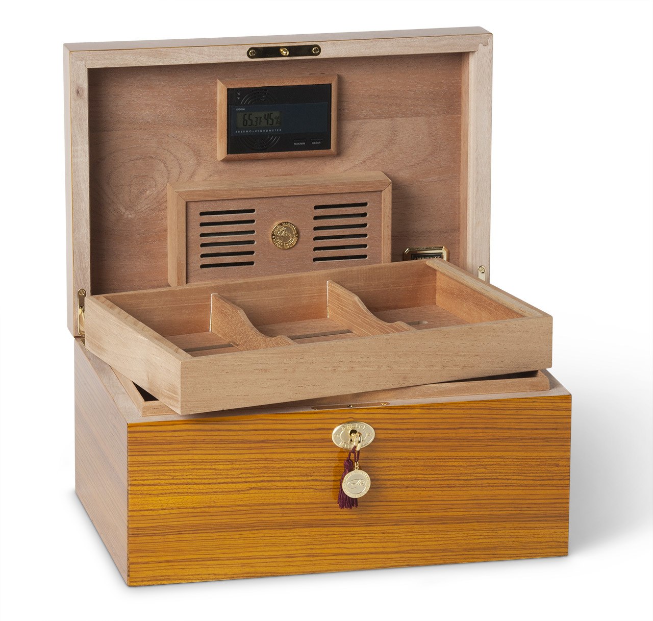 Daniel Marshall Ambiante 150 Zebrawood Humidor