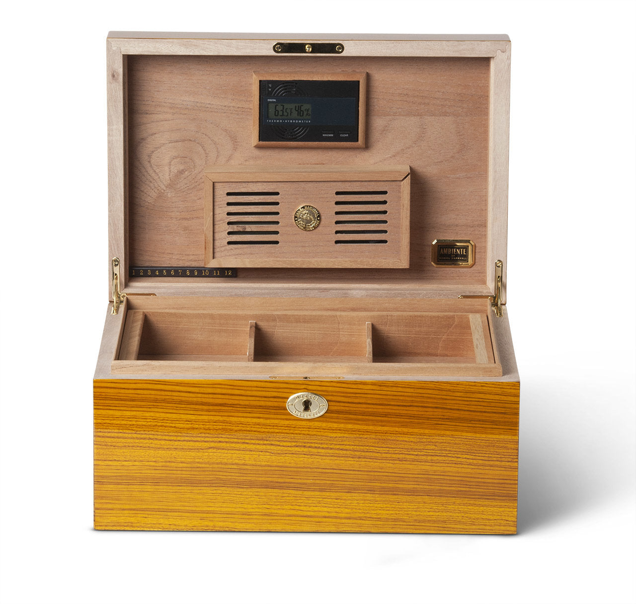 Daniel Marshall Ambiante 150 Zebrawood Humidor