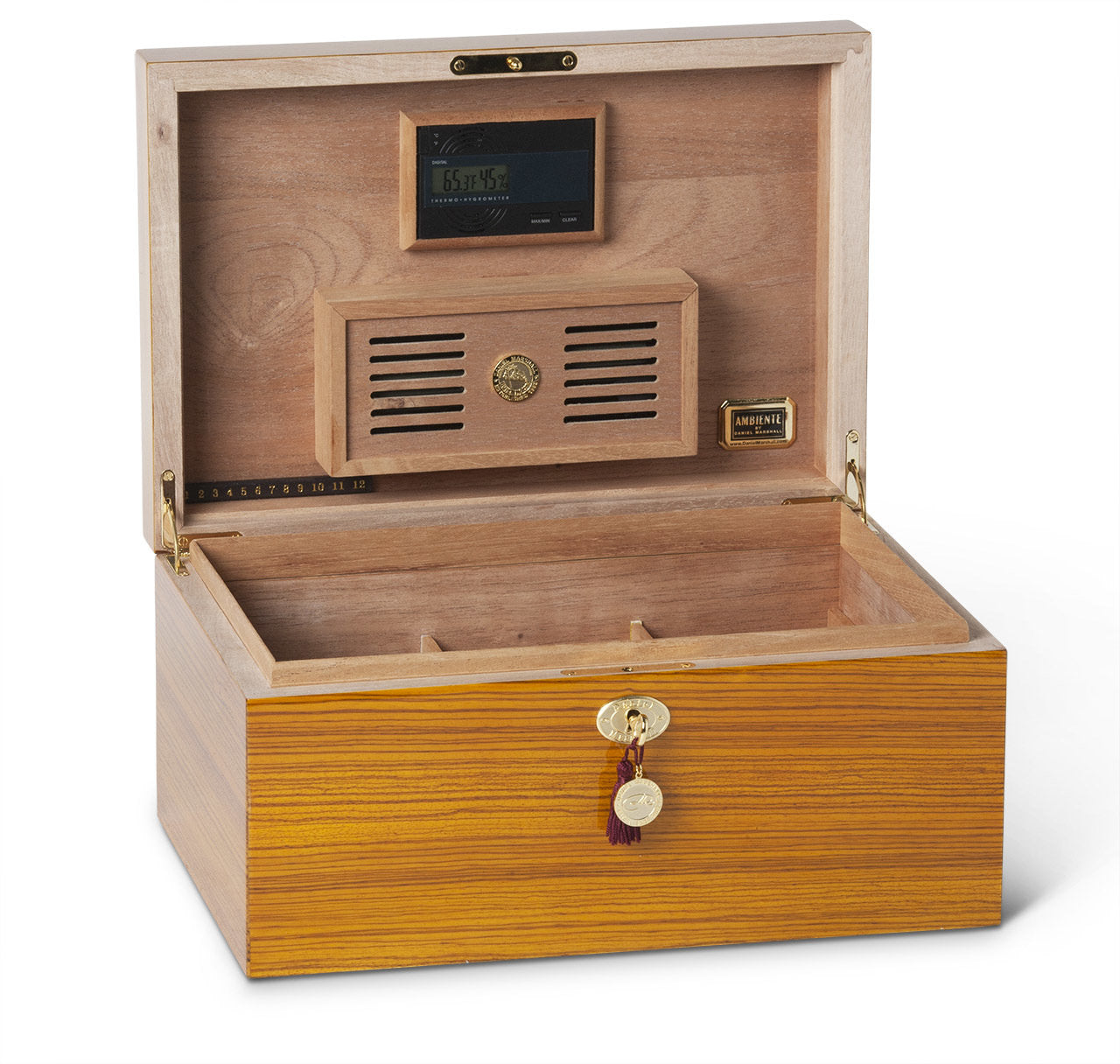 Daniel Marshall Ambiante 150 Zebrawood Humidor