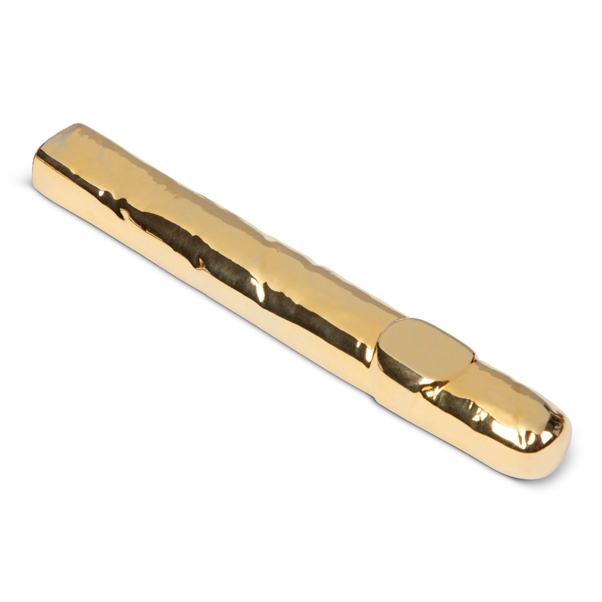 Vintage Dunhill Gold Cigar Paperweight