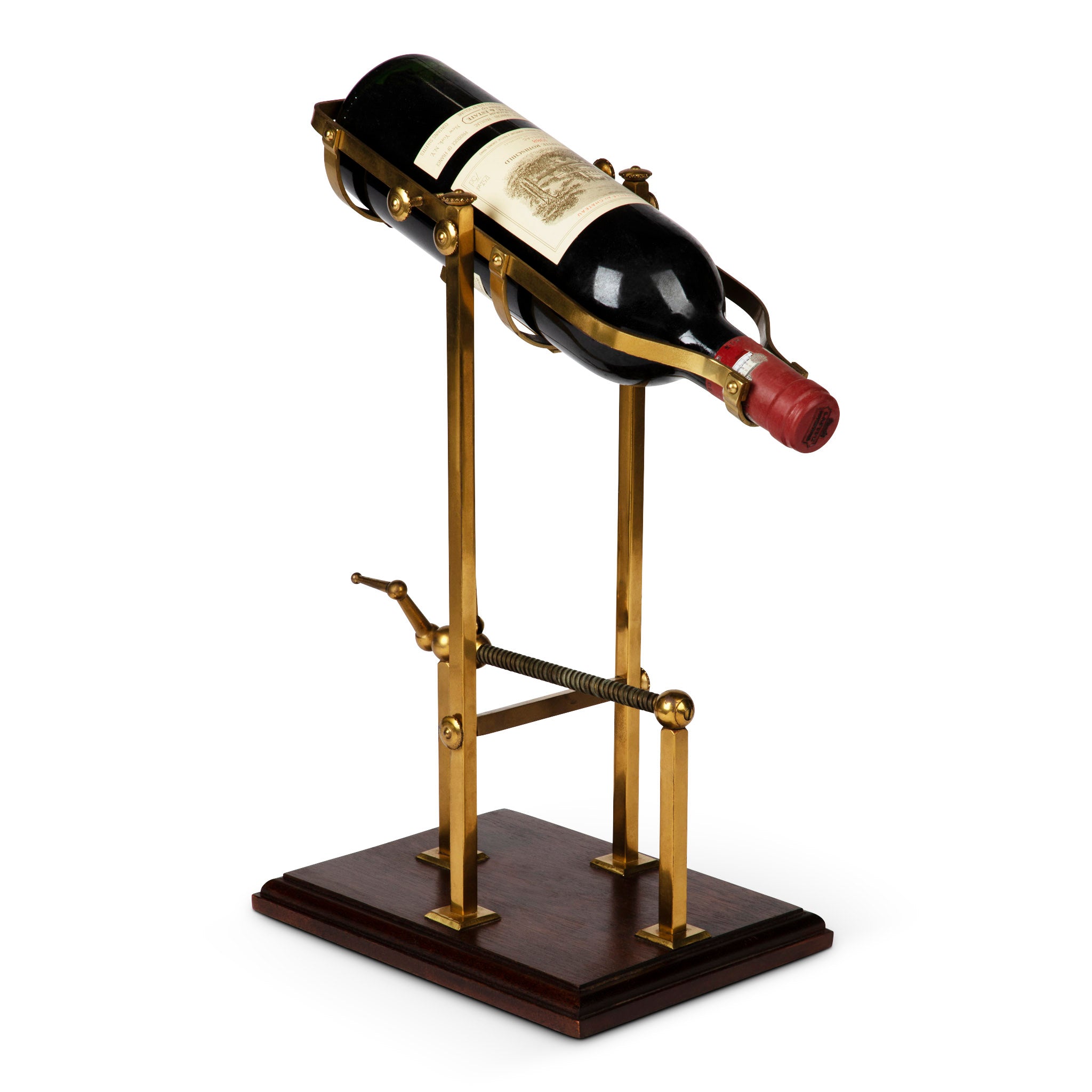 English Brass Mechanical Wine Pourer