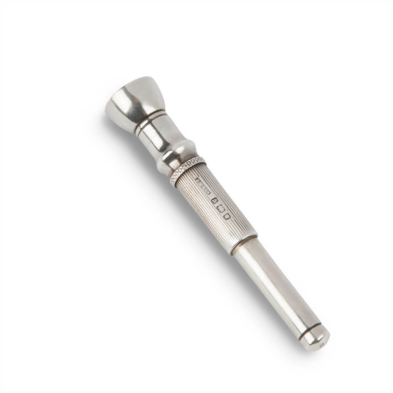 Art Deco Sterling Silver Engine-Turned Cigar Punch