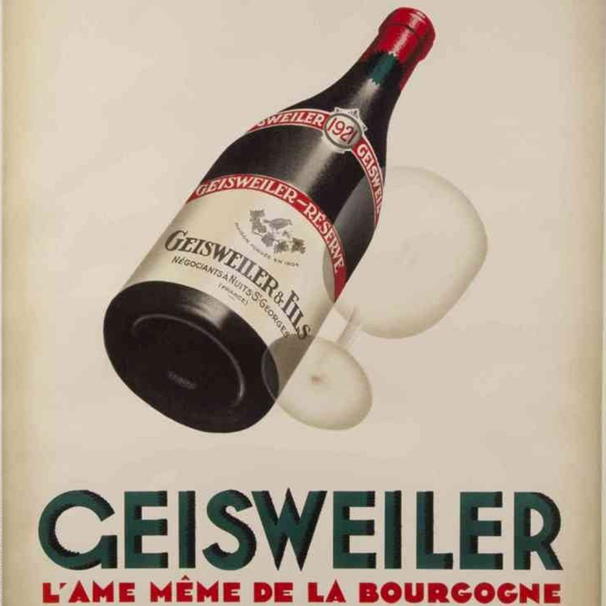 Geisweiler Wine Original Poster