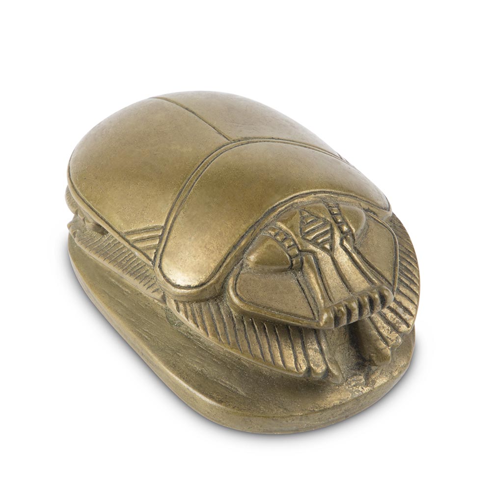 Egyptian Revival Bronze Scarab Paperweight