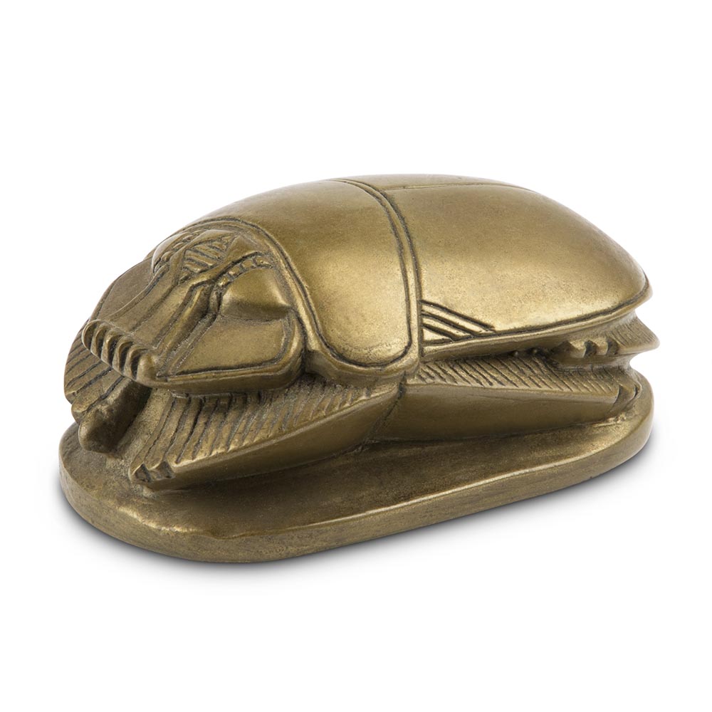 Egyptian Revival Bronze Scarab Paperweight