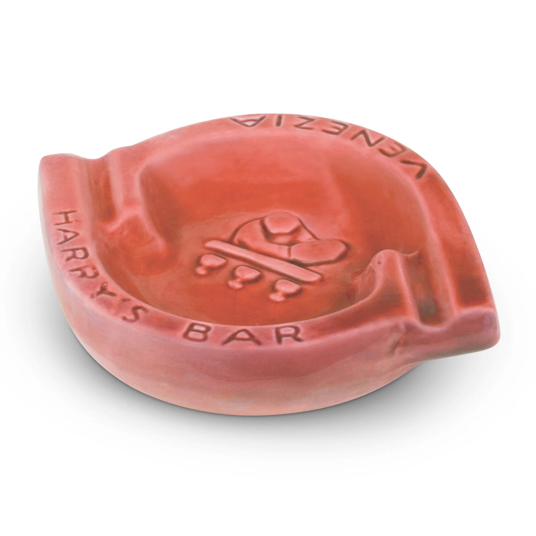 Harry's Bar Venice Italy Ceramic Pink Ashtray