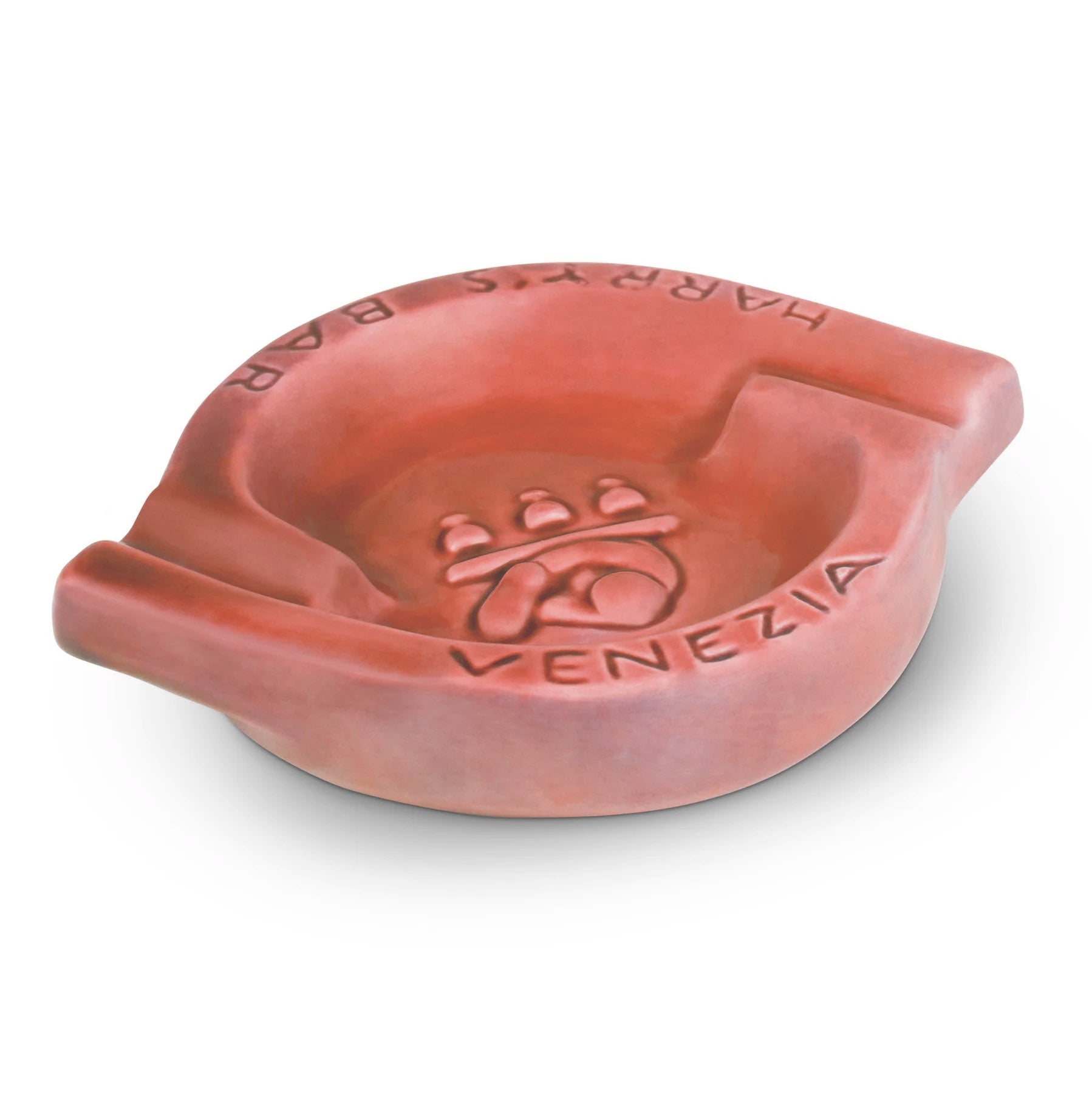 Harry's Bar Venice Italy Ceramic Pink Ashtray