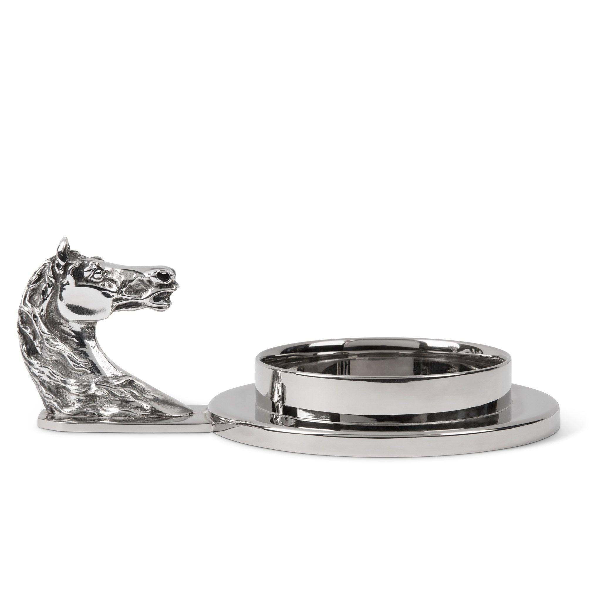 Hermès Silver Plate Equestrian Horse Coaster 