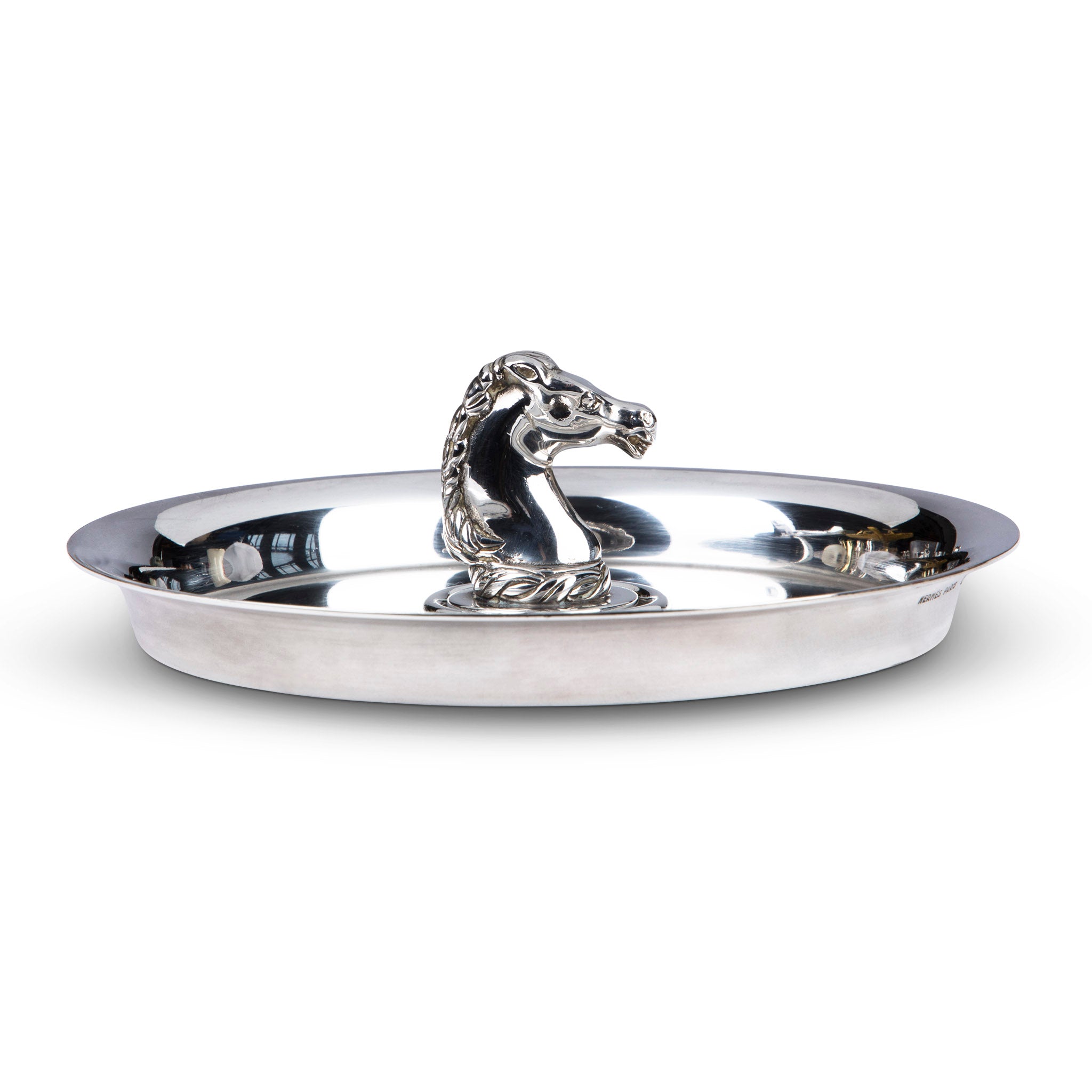 Hermès Silver Horse Head Dish