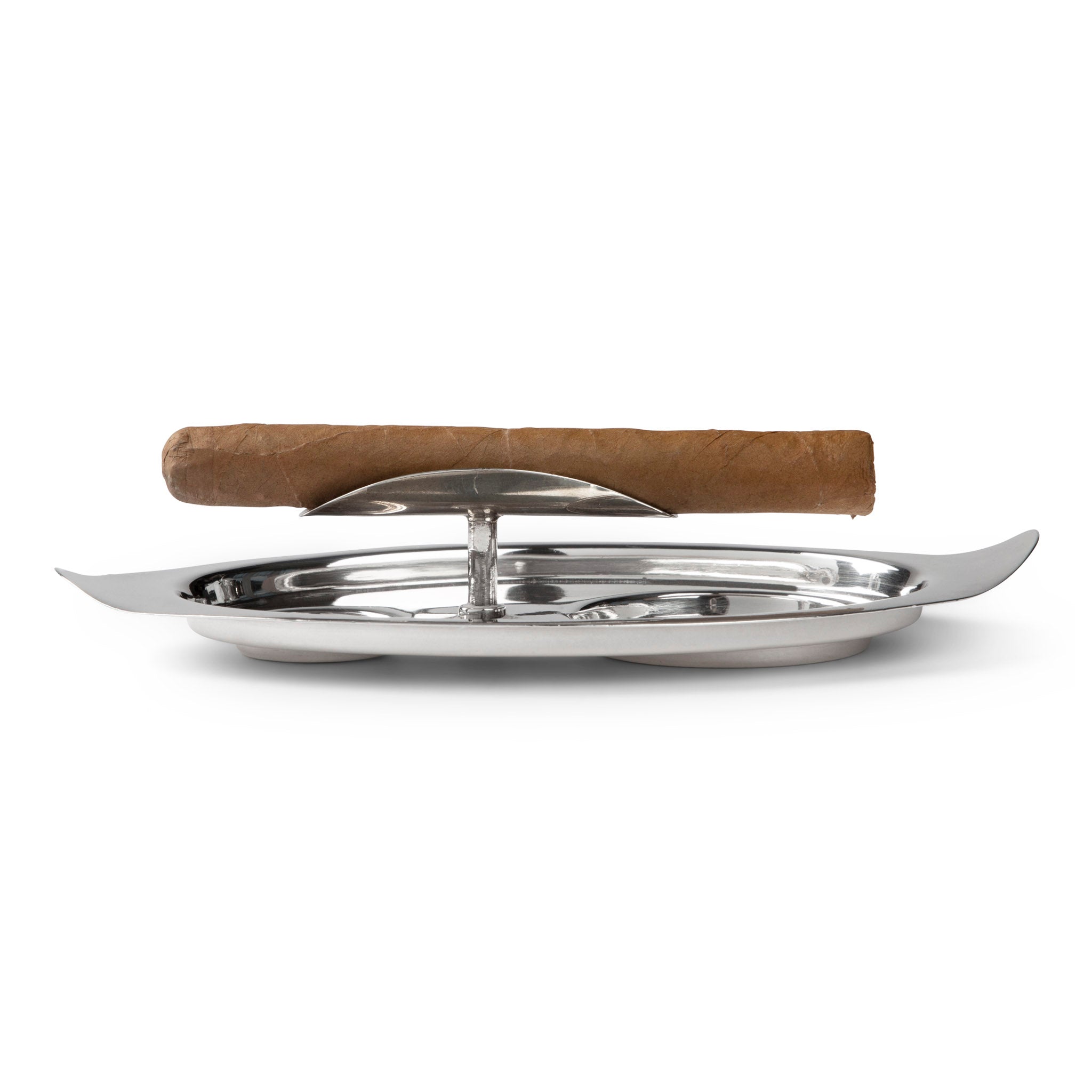 Hukin & Heath Sterling Silver Cigar Holder Ashtray