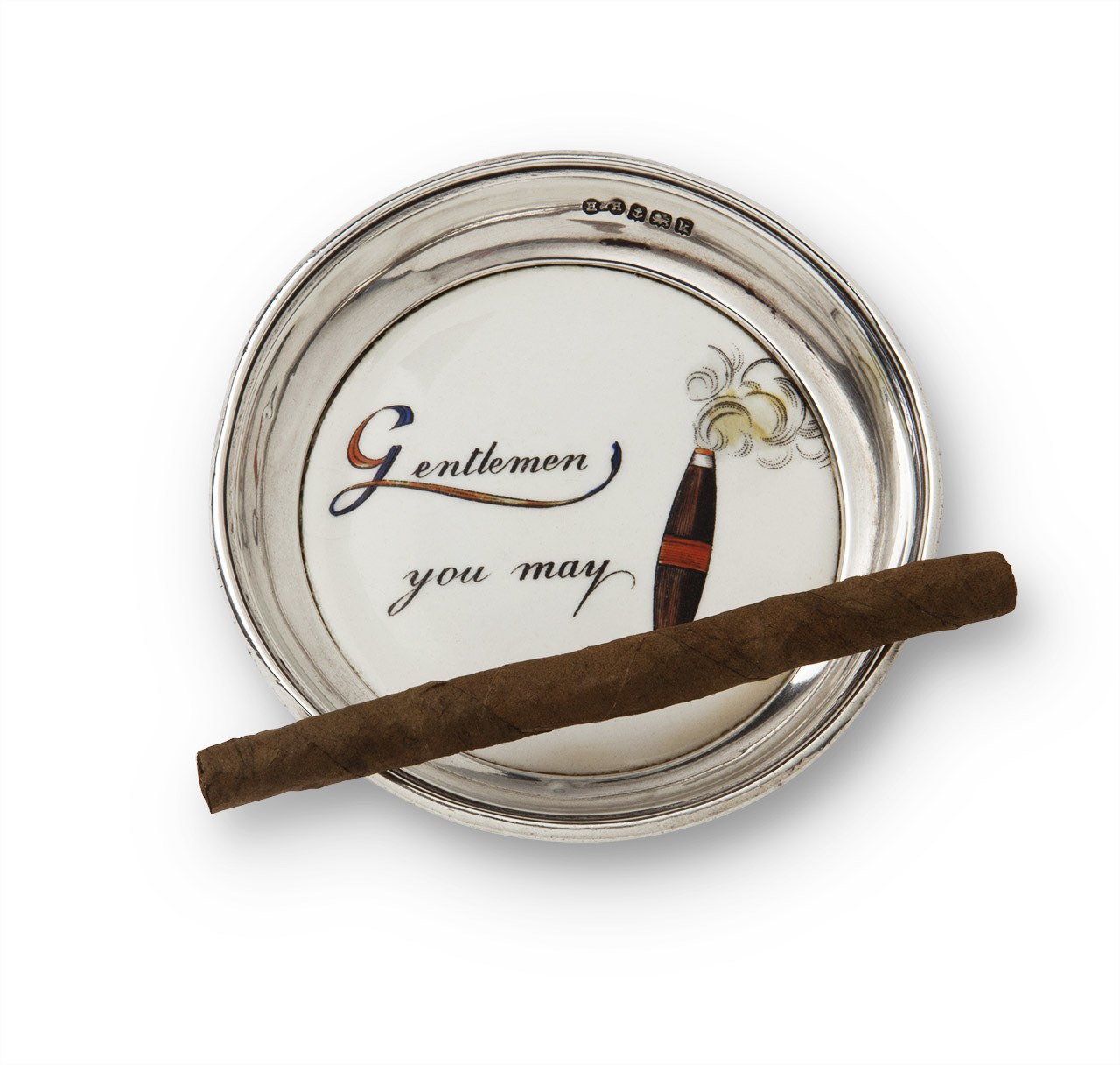 Hukin & Heath Sterling Cigar Ashtray