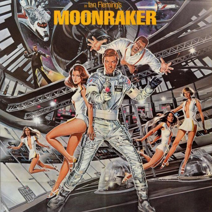 James Bond 007 Moonraker 1979 Original One Sheet Film Poster