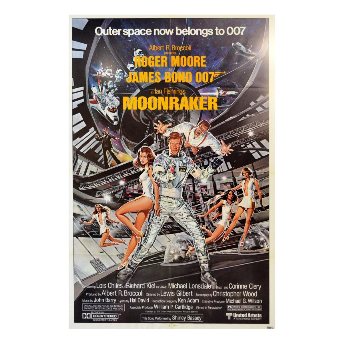 James Bond 007 Moonraker 1979 Original One Sheet Film Poster