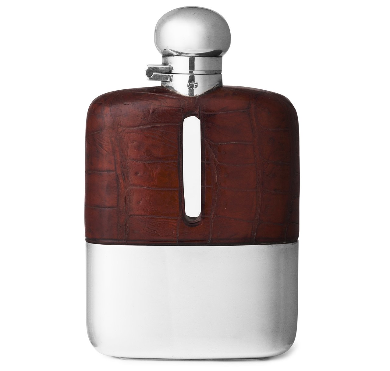 James Dixon Crocodile Hip Flask