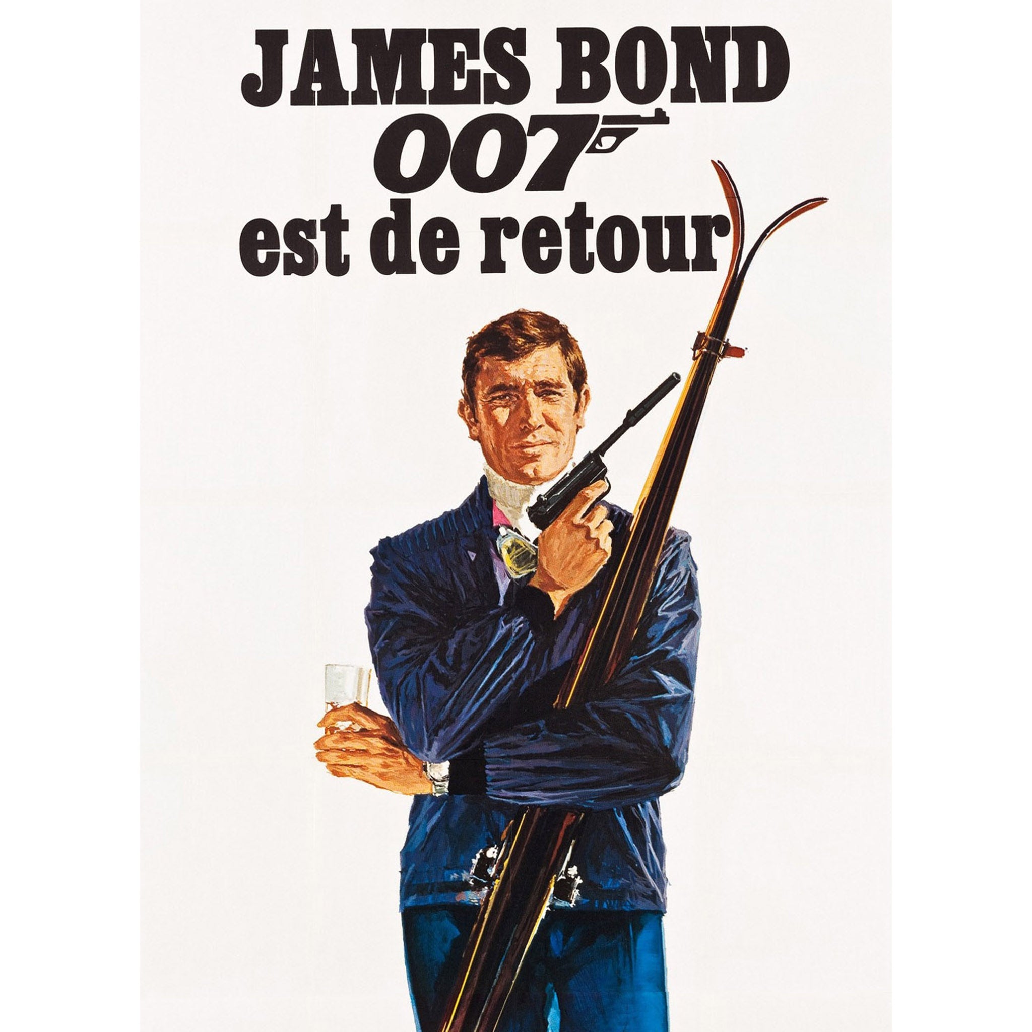James Bond On Her Majesty's Secret Service French Poster
