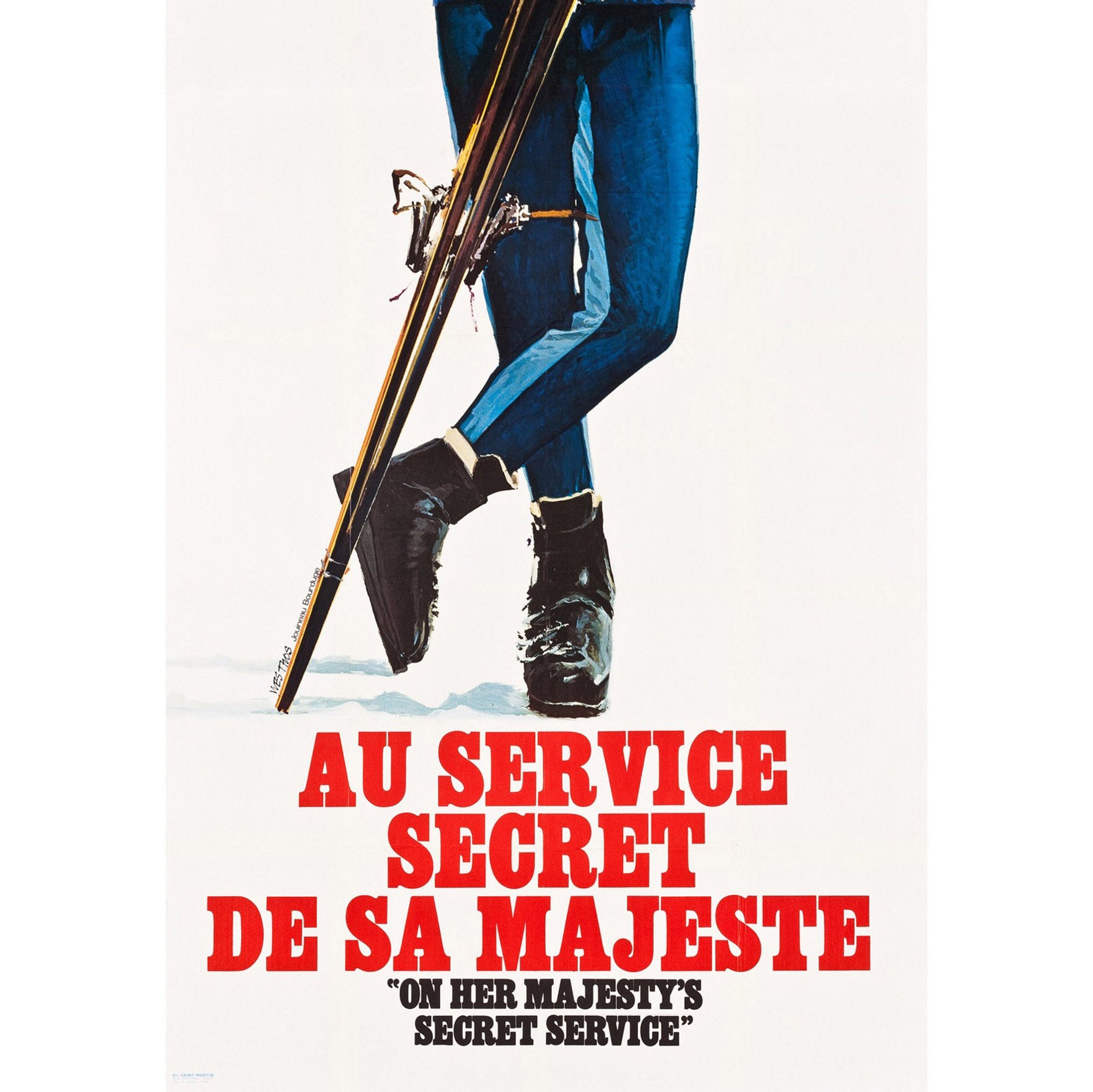 James Bond On Her Majesty's Secret Service French Poster