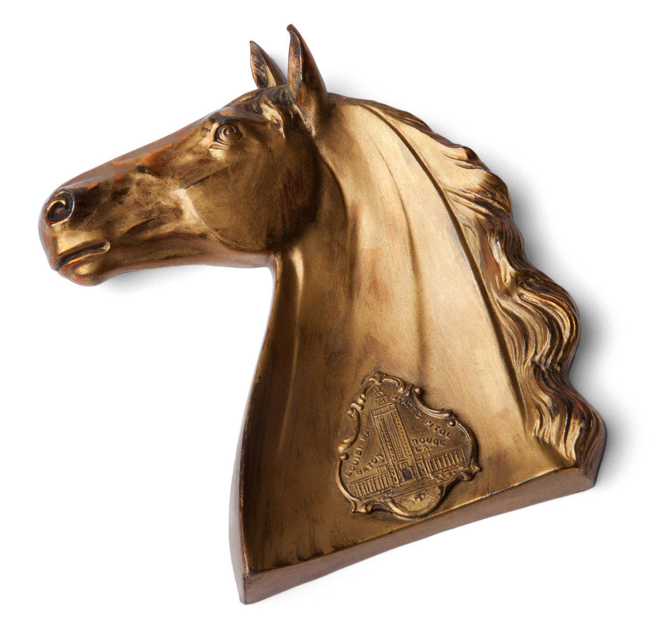 Jennings Brothers Brass Horse Head Ashtray