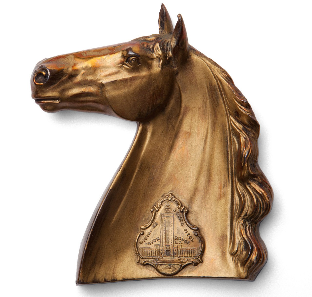 Jennings Brothers Brass Horse Head Ashtray