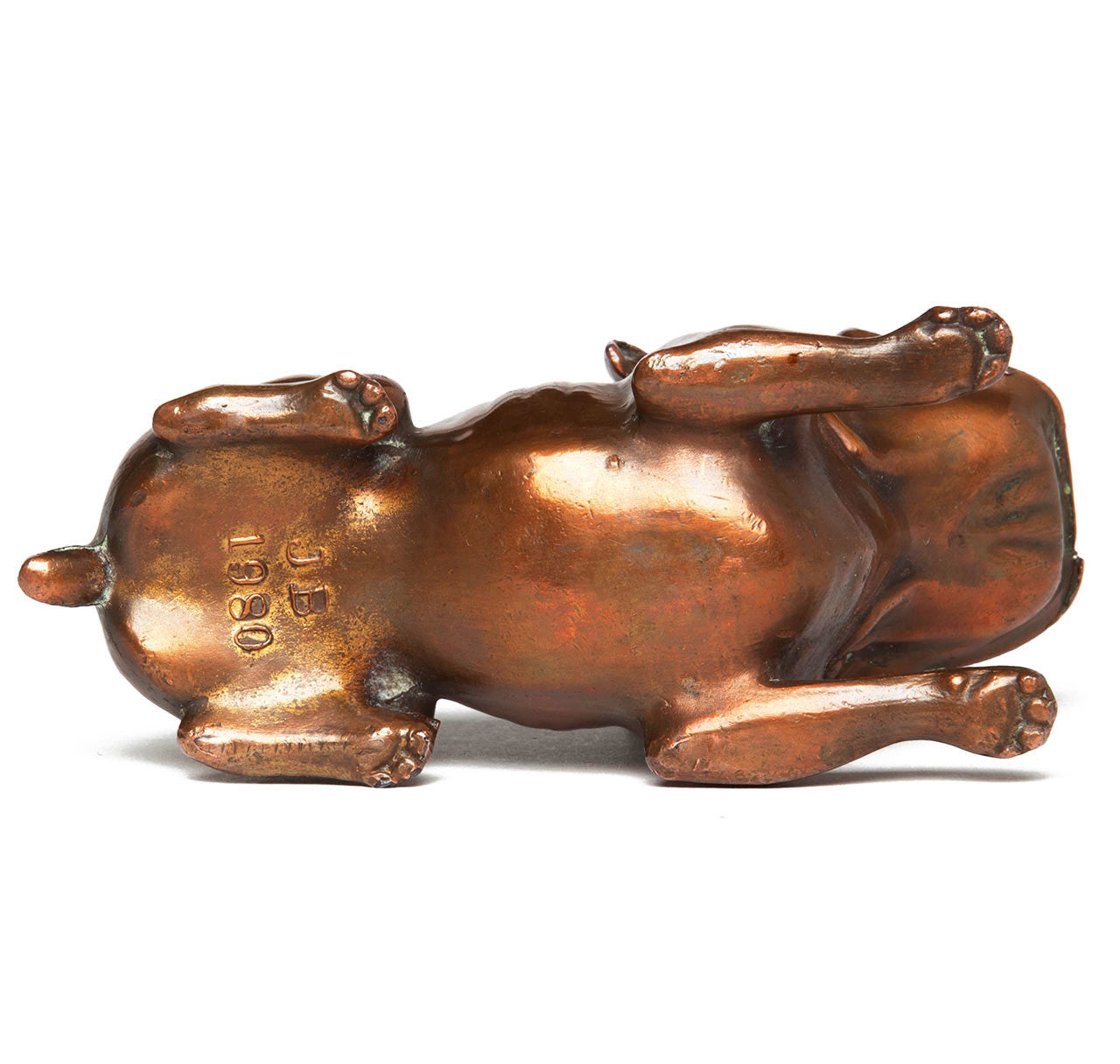 Jennings Brothers Bronze Bulldog Cigar Ashtray