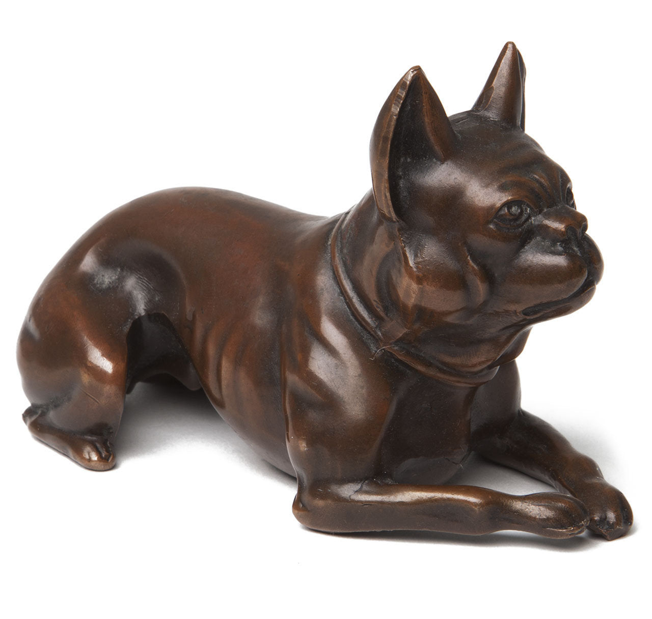 Jennings Brothers French Bulldog Bronze Paperweight