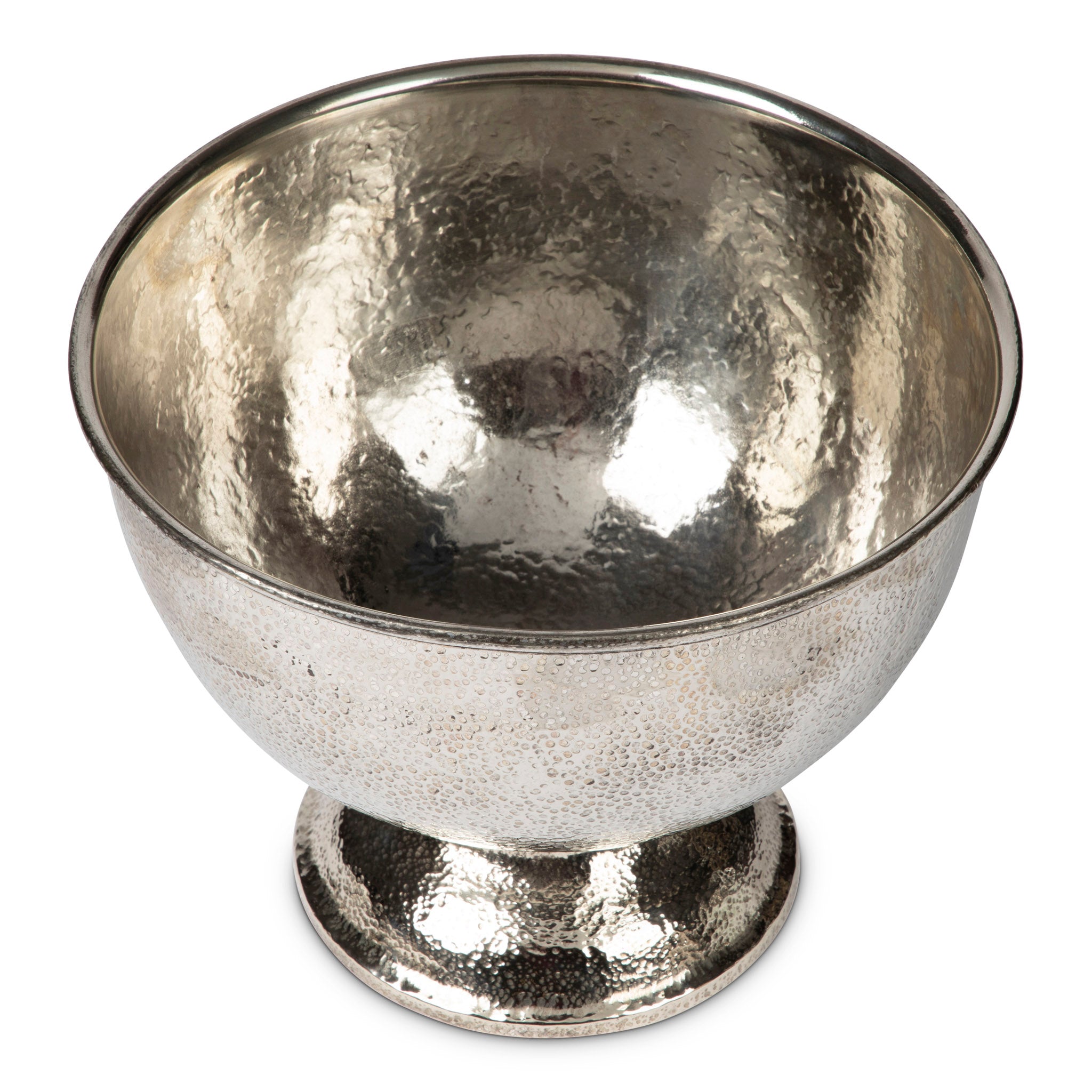 Joseph Heinrichs Hammered Silver Champagne Bowl