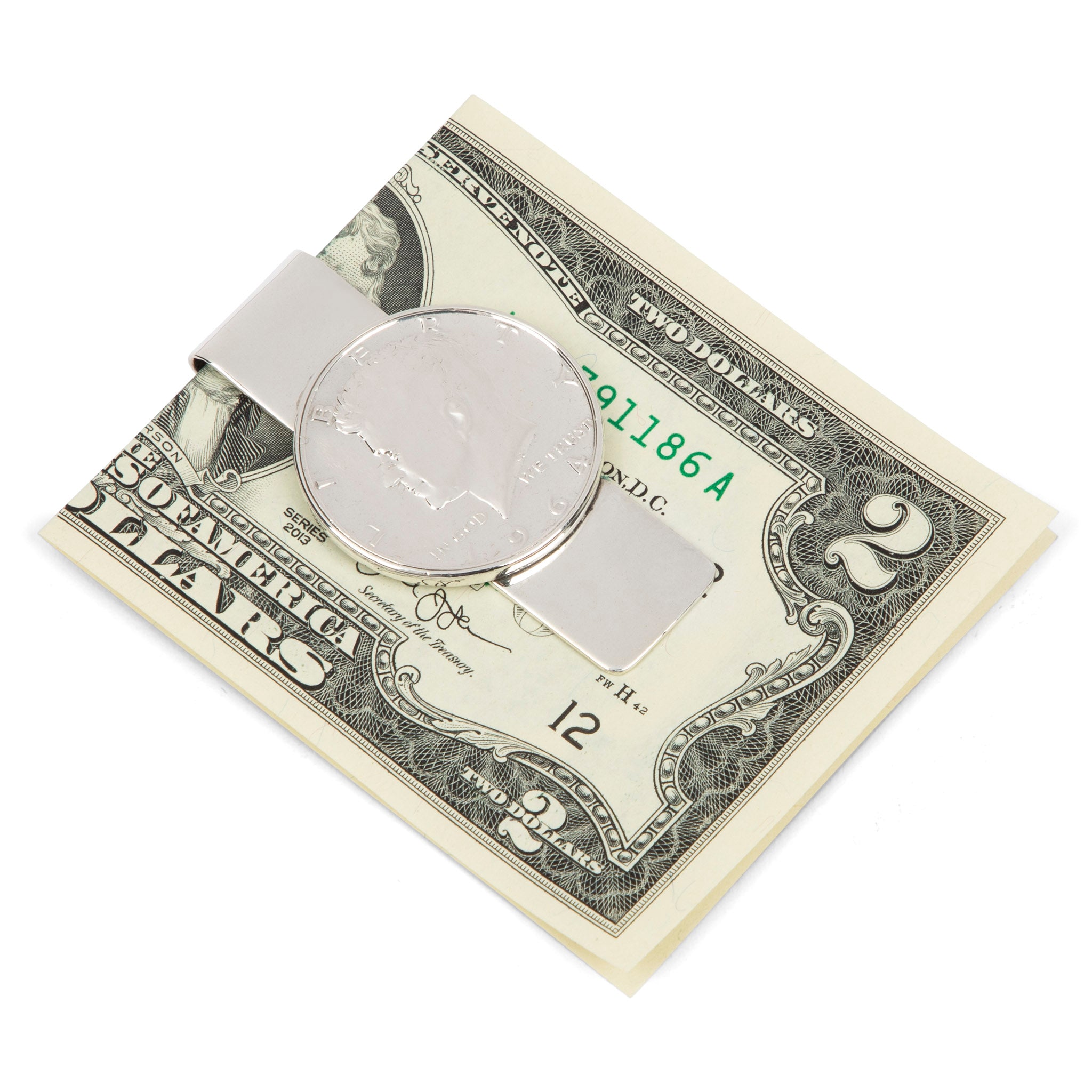 Kennedy Half Dollar Sterling Money Clip