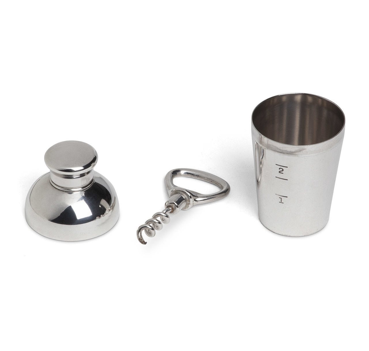 Napier Silver-Plated Cocktail Shaker Jigger