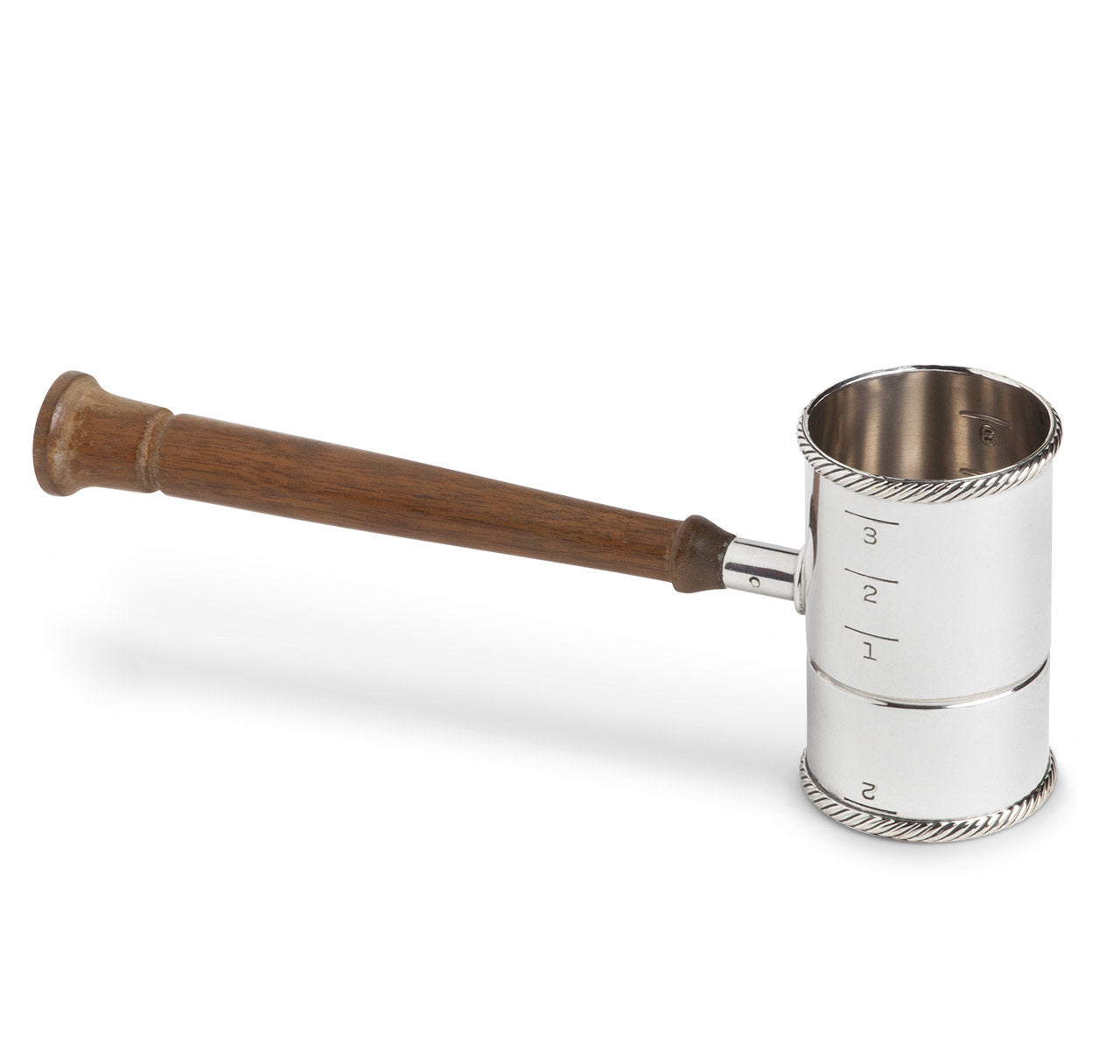 Napier Silver-Plated Gavel Jigger