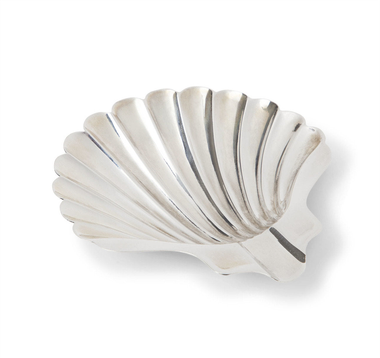 Sterling Shell Form Footed Ashtray 