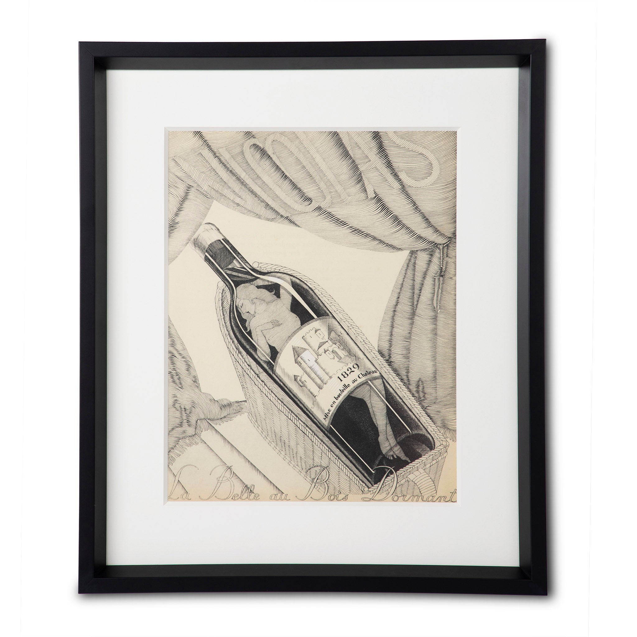 Nicolas - Wine Bottle by Paul Iribe, Original Lithograph