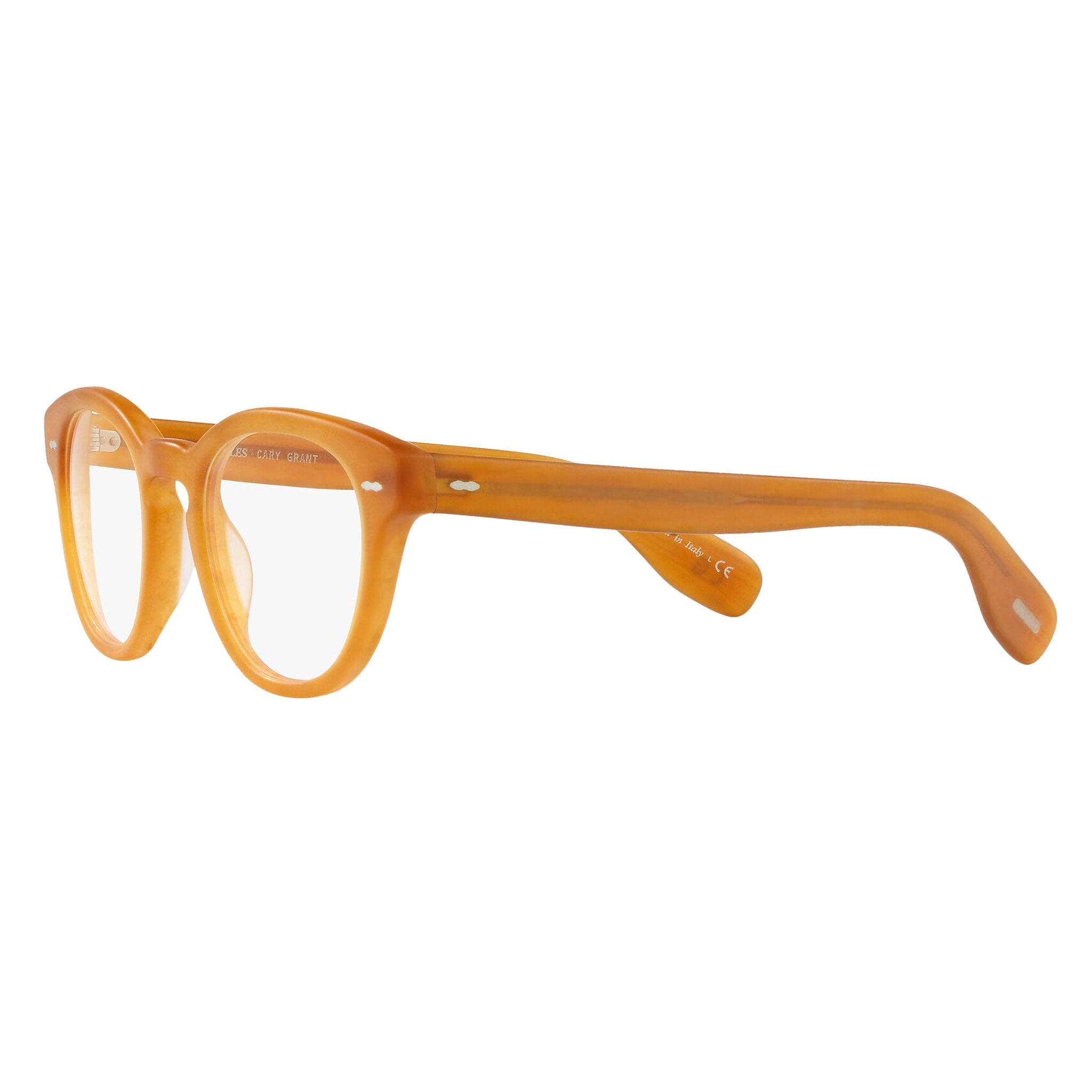 Oliver Peoples Cary Grant Semi Matte Amber Tortoise Rx