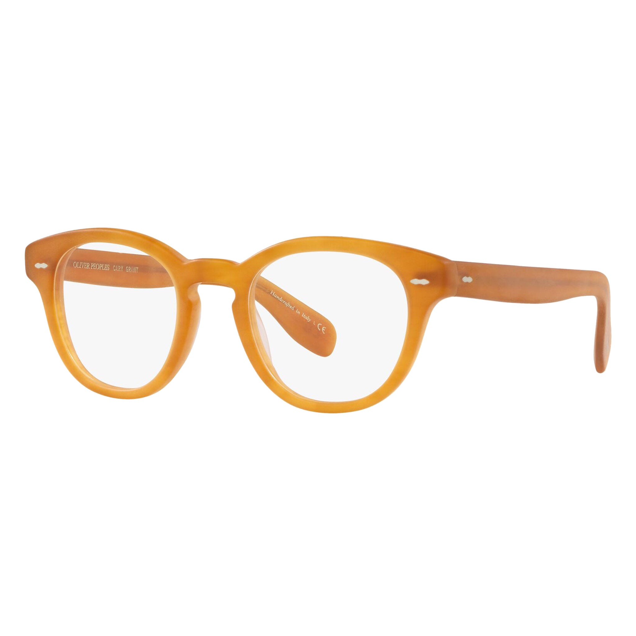 Oliver Peoples Cary Grant Semi Matte Amber Tortoise