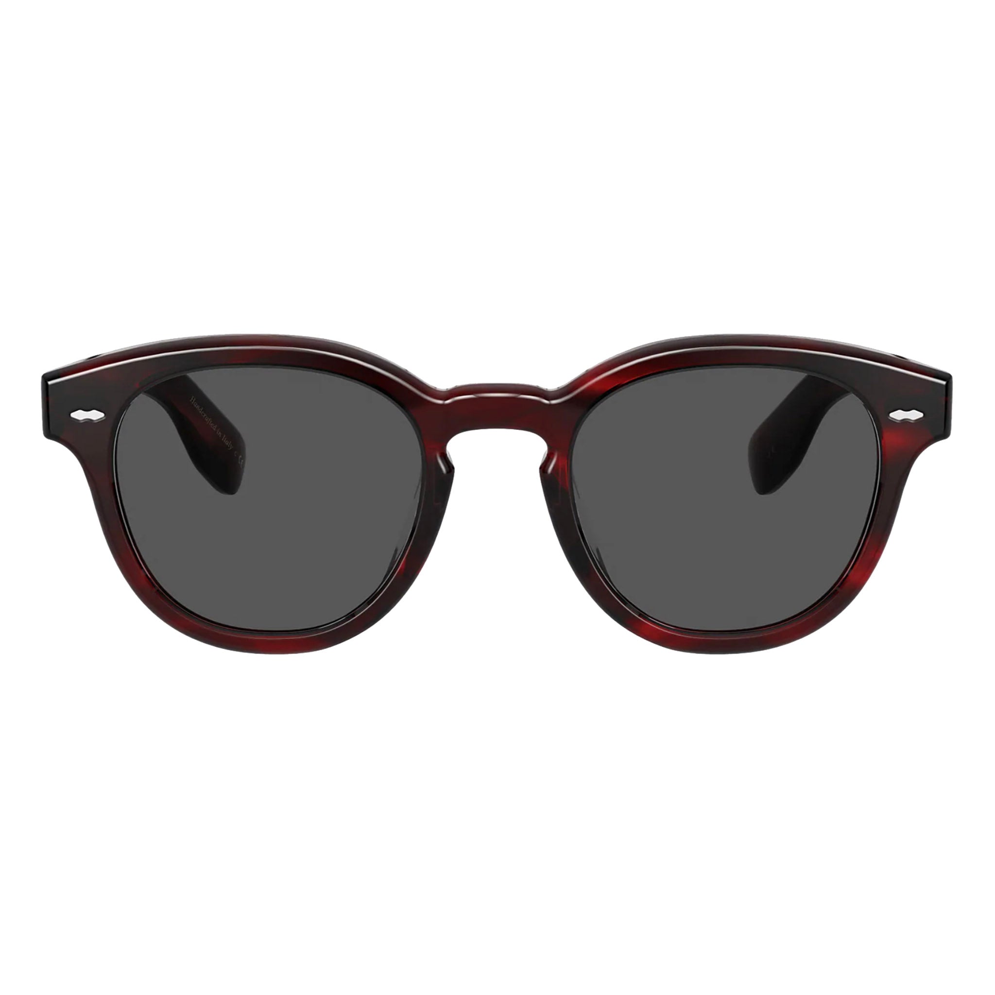 Oliver Peoples Cary Grant Sun Bordeaux Bark with Carbon Grey Sunglasses