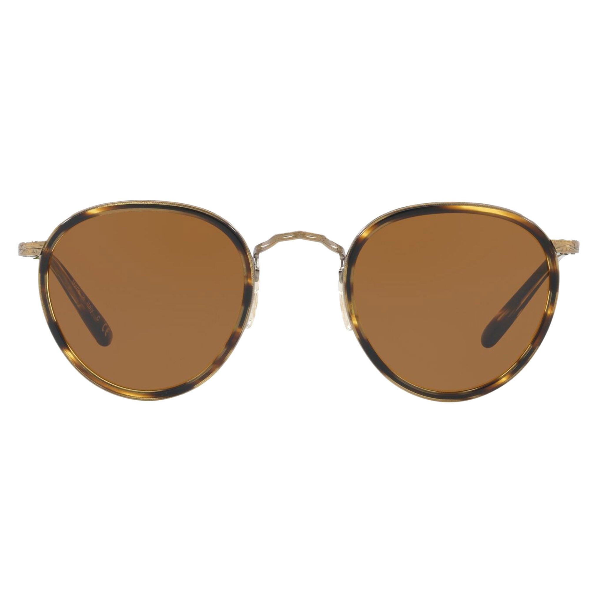 Oliver Peoples MP-2 Sun Cocobolo Antique Gold with Brown Sunglasses