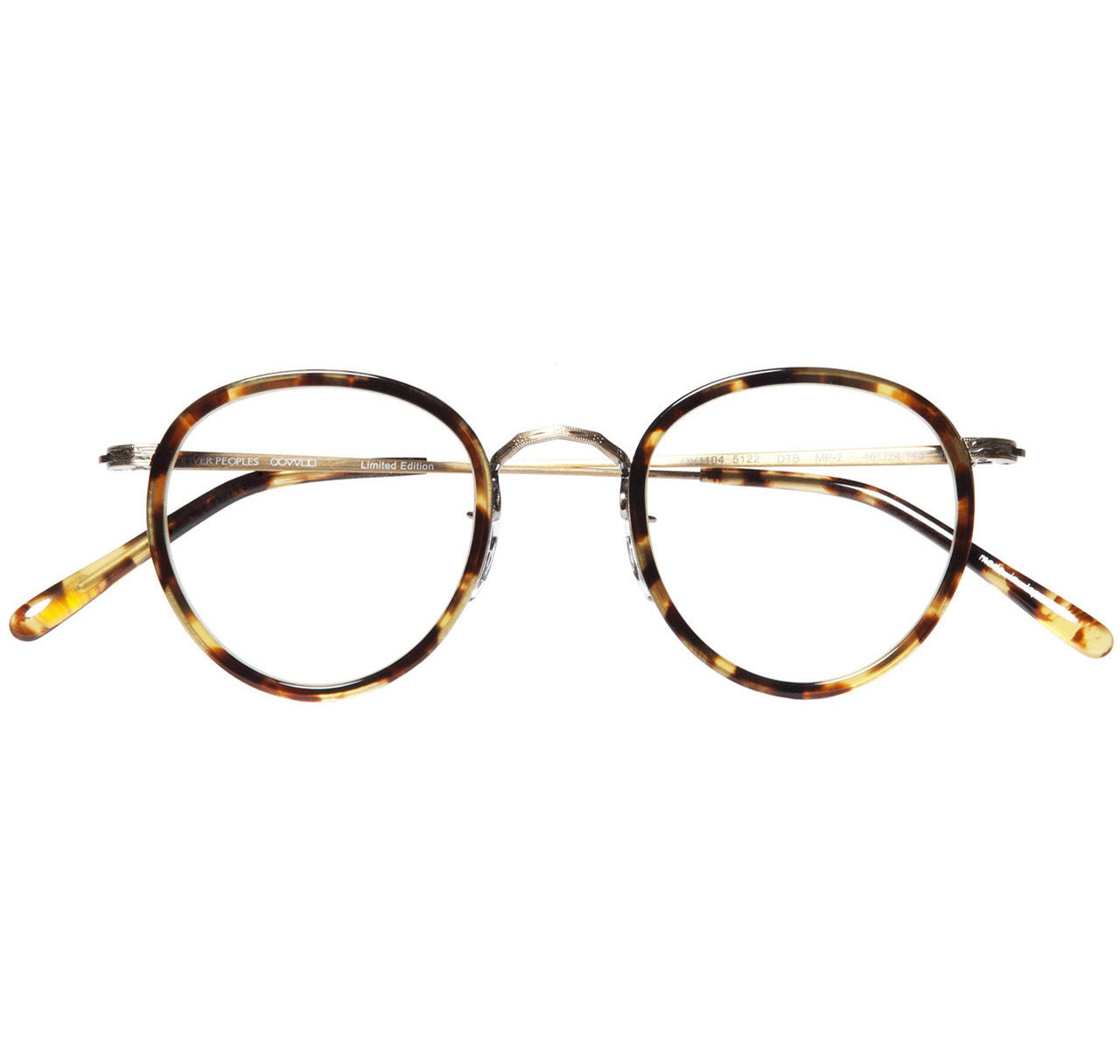 Oliver Peoples MP-2 Vintage Dark Tortoise Brown Antique Gold