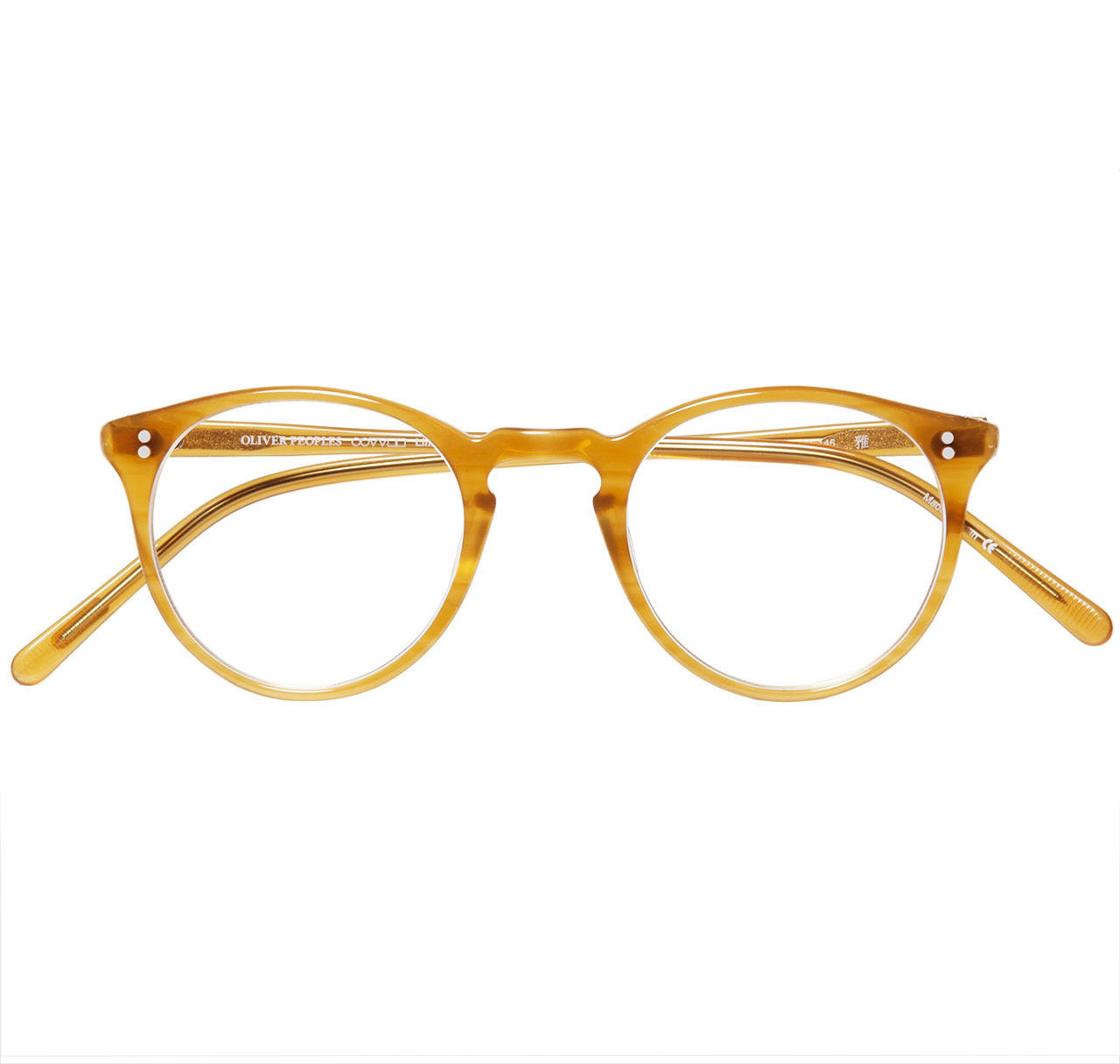Oliver Peoples O'Malley Amber Tortoise Rx