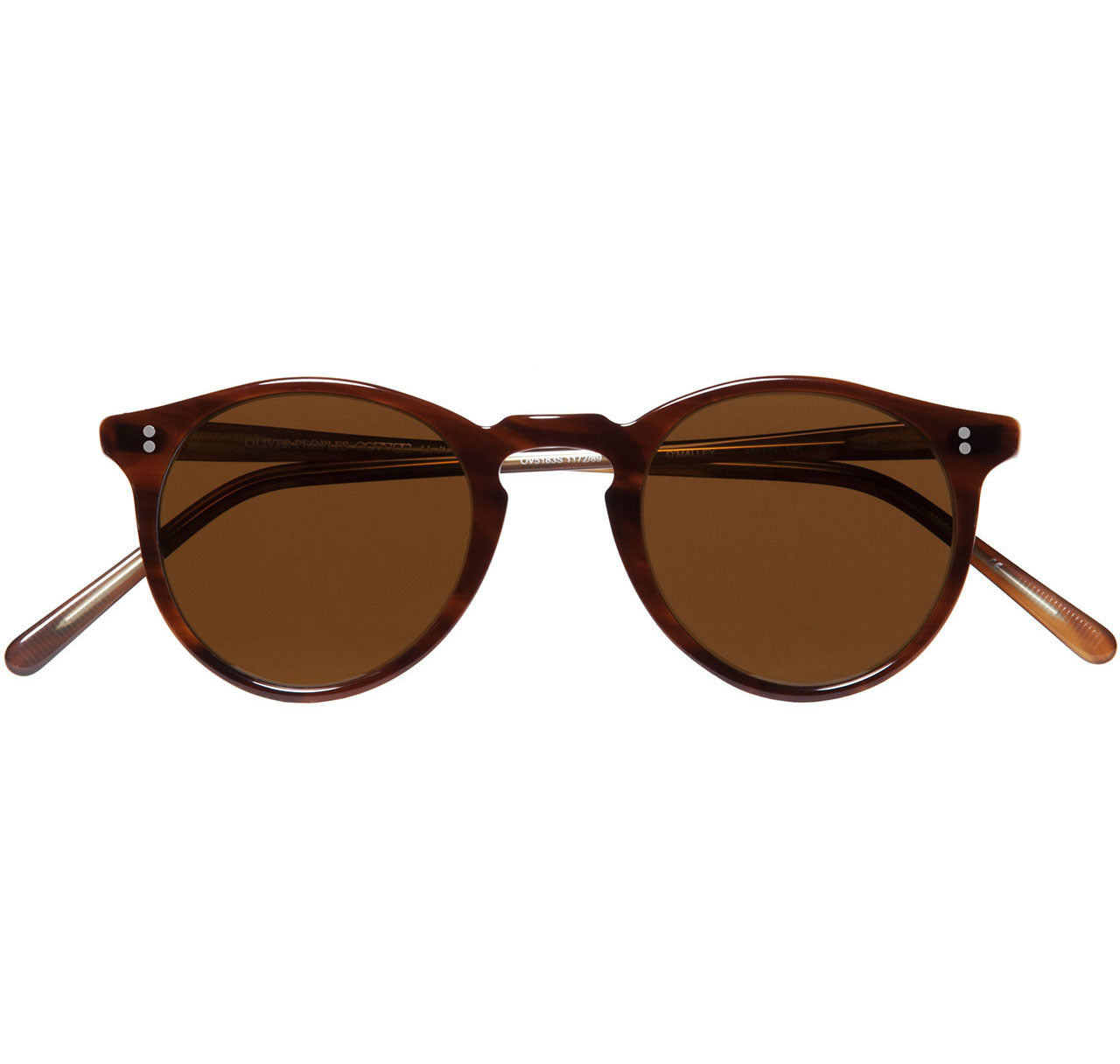 Oliver Peoples O'Malley Sun Brown Tortoise Cream with Super Brown Polar Glass