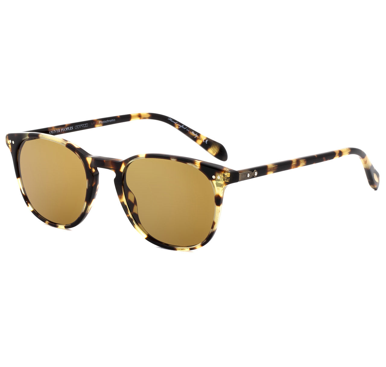Oliver Peoples Sir Finley Vintage Dark Tortoise Brown with Champagne Photochromic Glass