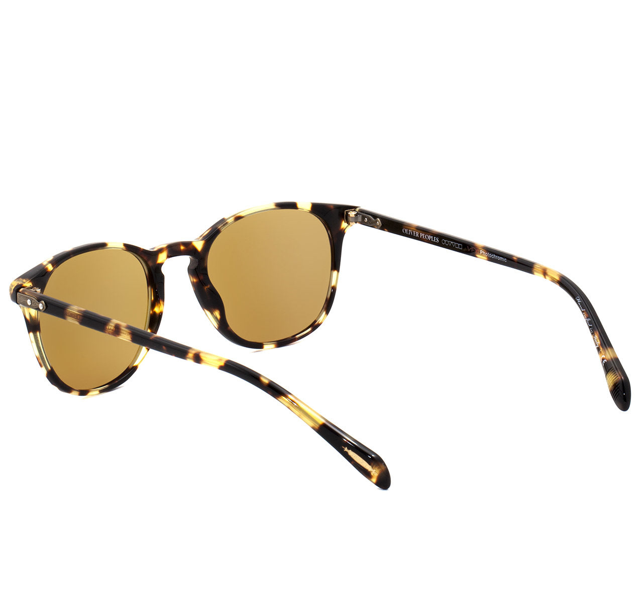 Oliver Peoples Sir Finley Vintage Dark Tortoise Brown with Champagne Photochromic Glass