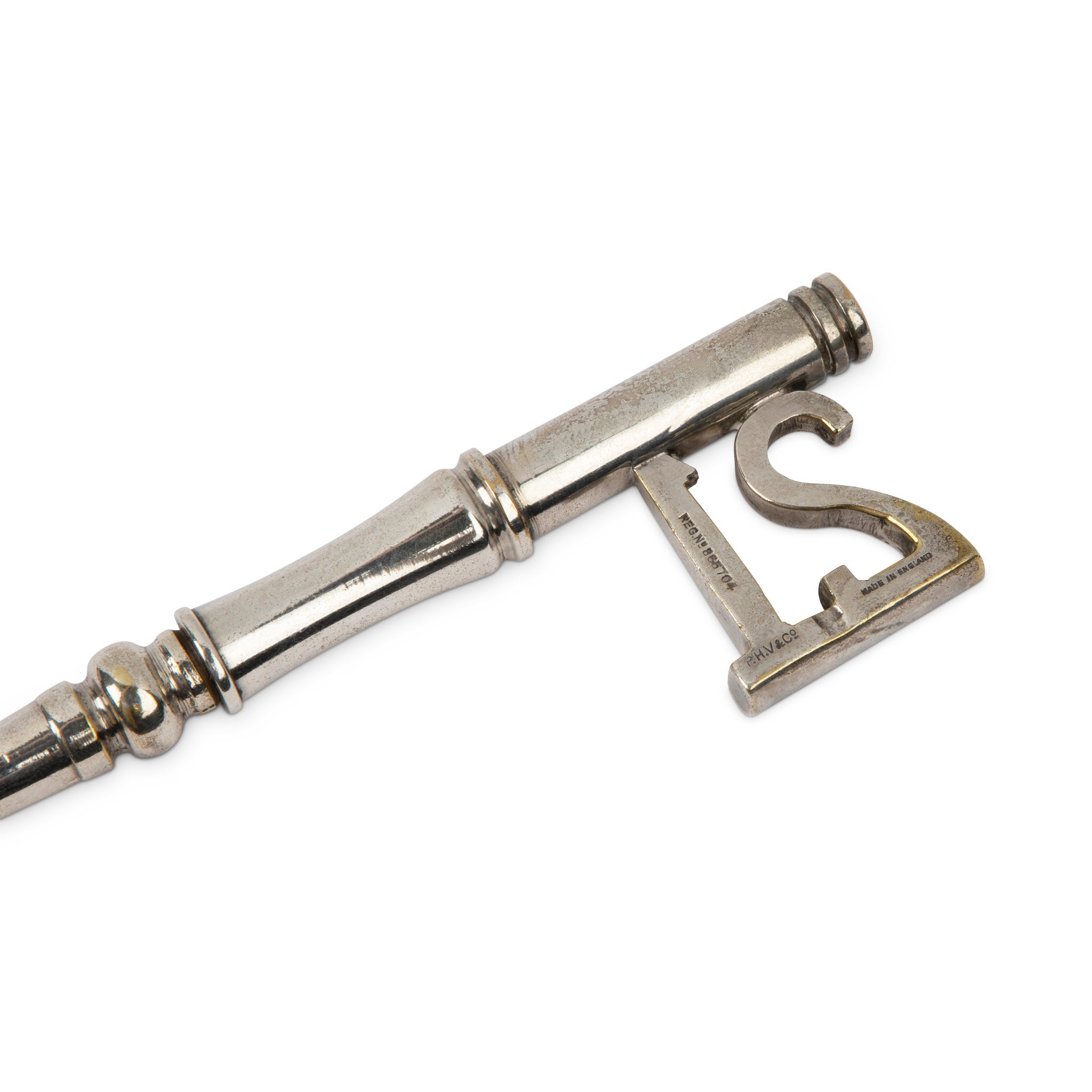 P.H. Vogel & Co. Silver '21' Club Bottle Opener Corkscrew Key