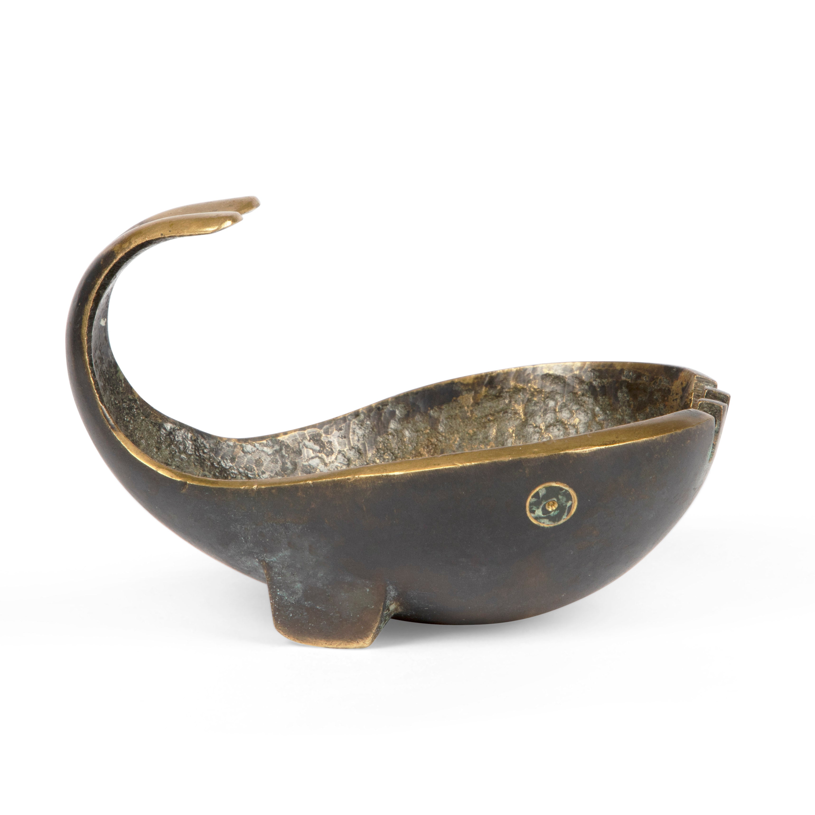 Pal-Bell Whale Bronze Ashtray