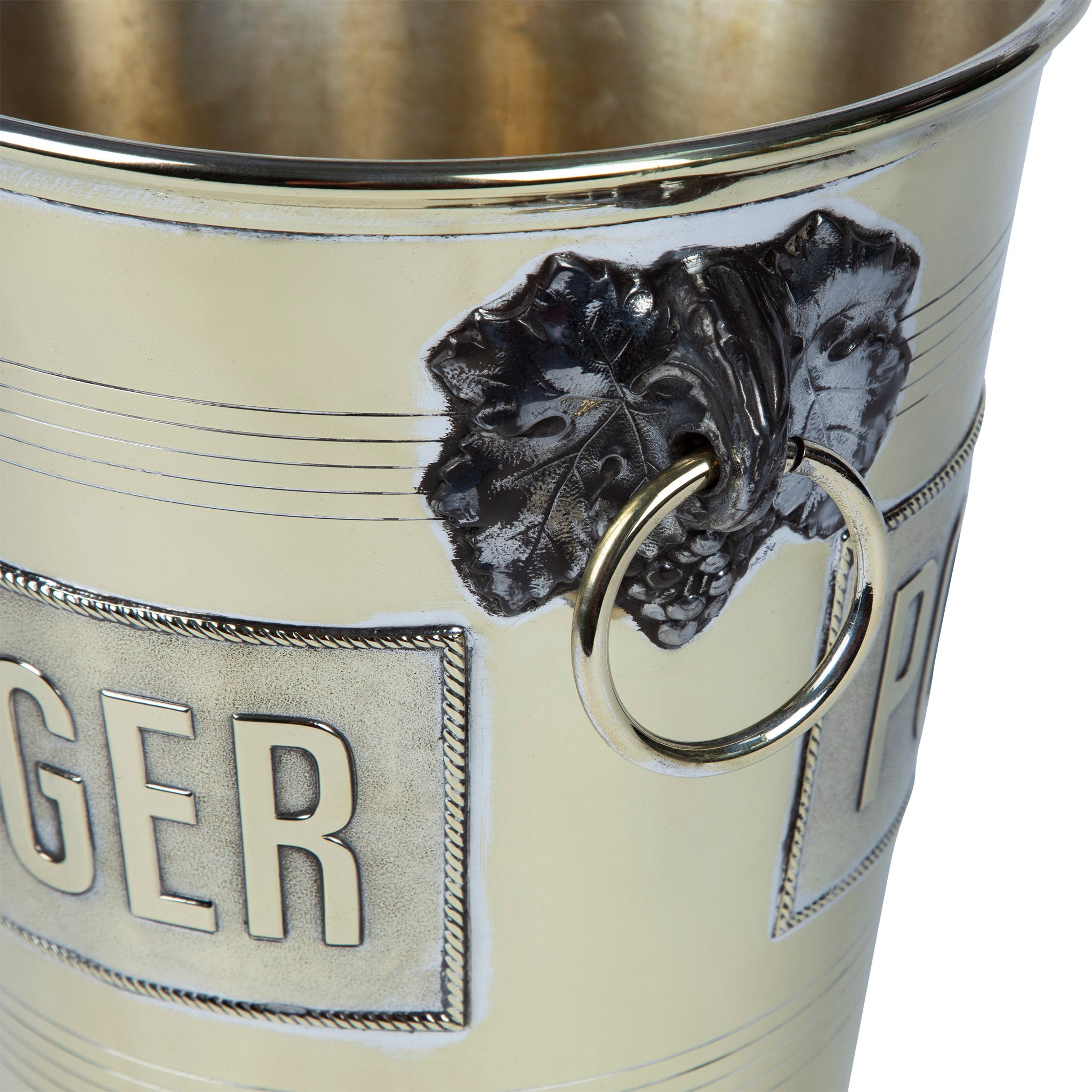 Vintage Pol Roger Brass Champagne Bucket Wine Cooler