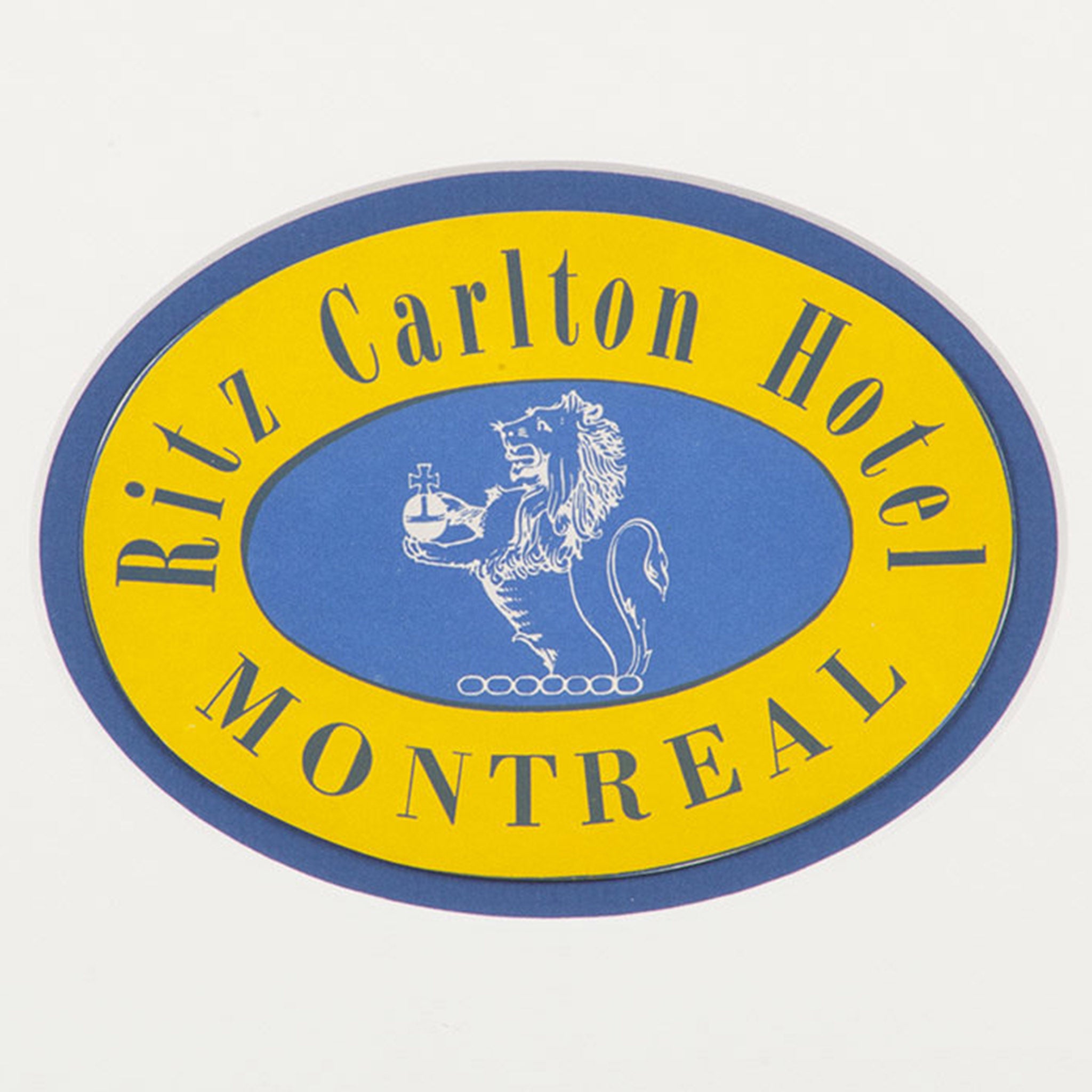 Ritz Carlton Hotel Montreal Luggage Label