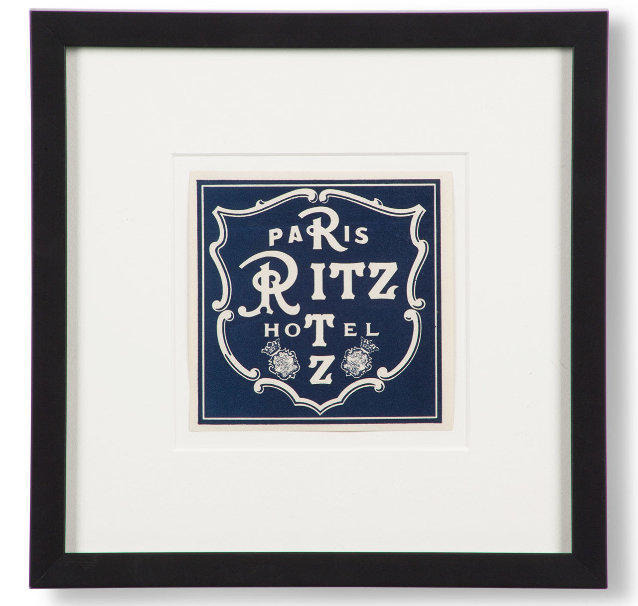 Ritz Hotel Paris Luggage Label