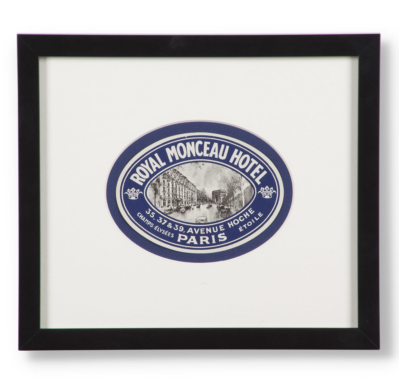 Royal Monceau Hotel Paris Luggage Label