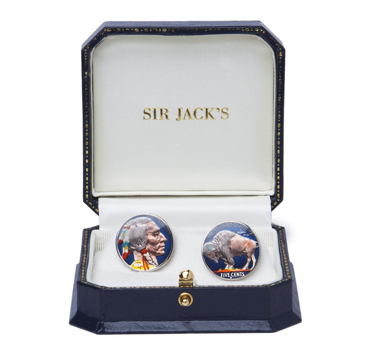 American Buffalo Nickel Coin Cufflinks