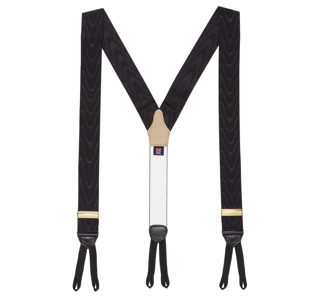 Sir Jack's Black Moiré Brace