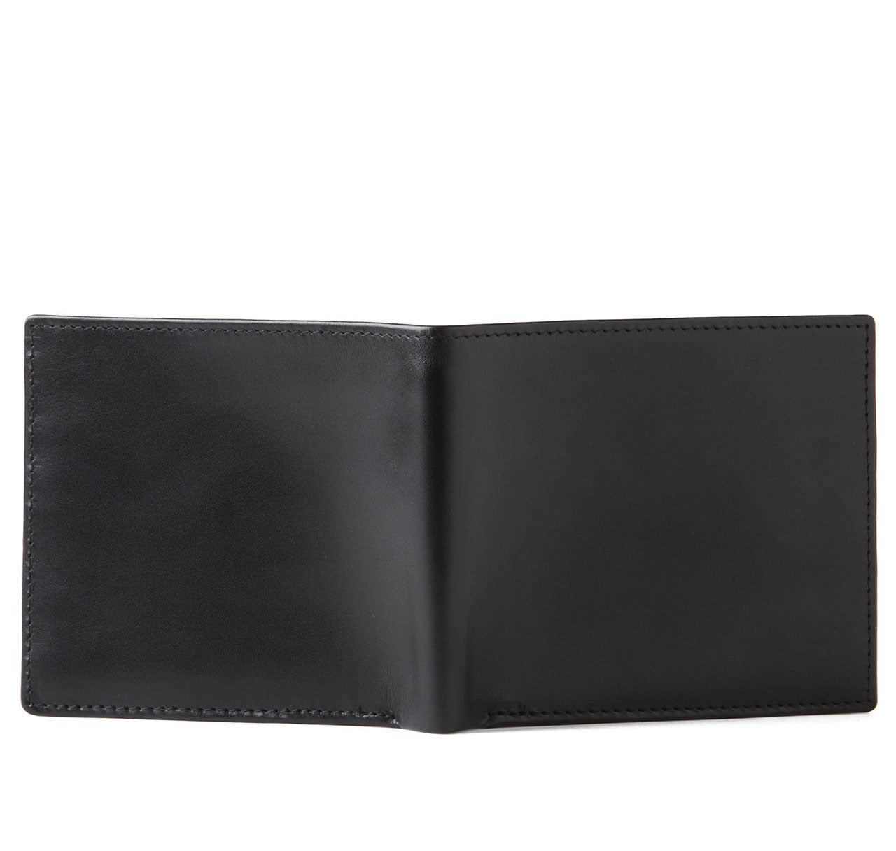 Black Smooth Calf Bifold Wallet